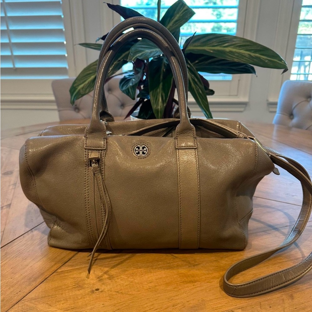 Tory Burch Tan Leather Tote Bag